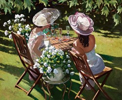 Champagne Celebration by Sherree Valentine Daines - Hand Finished Limited Edition on Canvas sized 23x19 inches. Available from Whitewall Galleries
